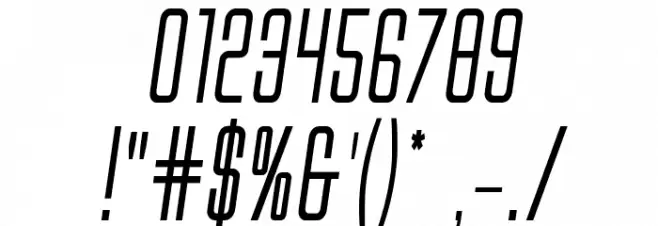 Alien League II Bold Italic Font OTHER CHARS