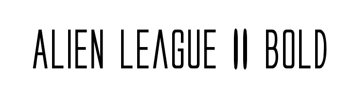 Alien League II Bold Font