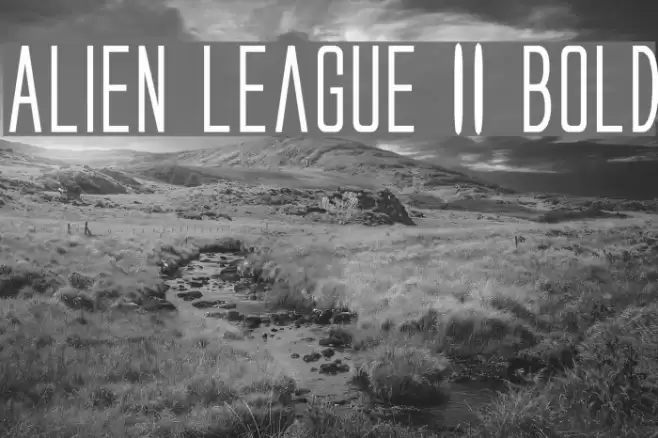Alien League II Bold Font examples
