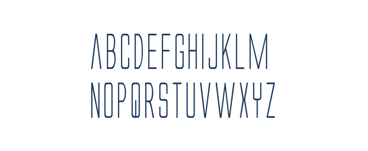 Alien League II Condensed Lowercase