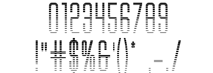 Alien League II Gradient Bold Font OTHER CHARS