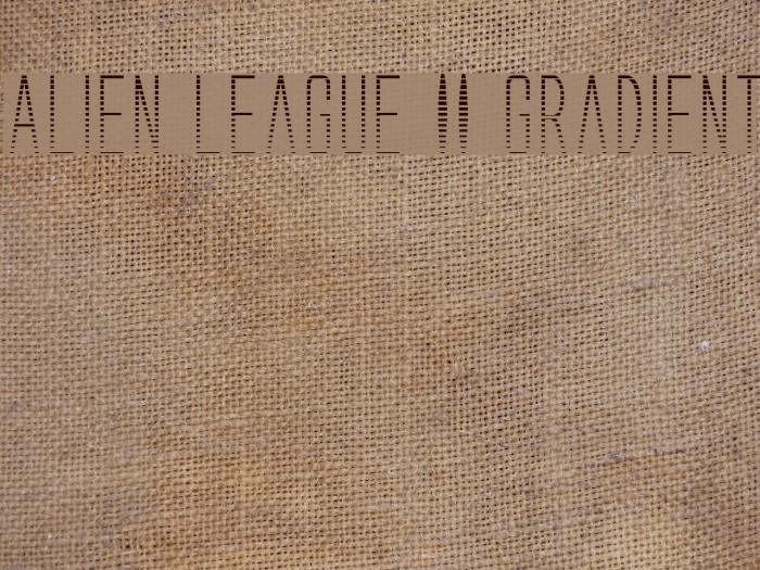 Alien League II Gradient Example 1