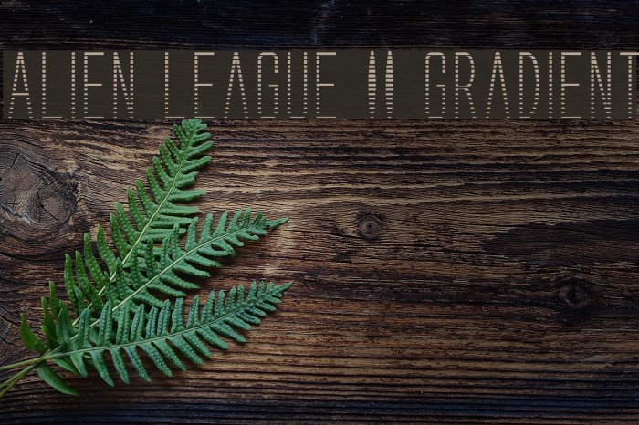 Alien League II Gradient Example 2