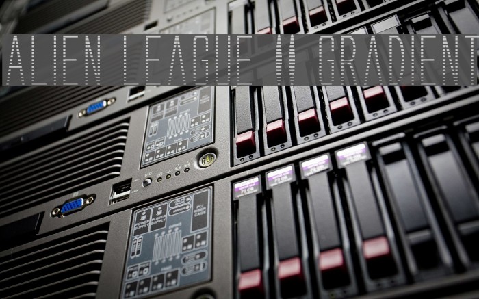 Alien League II Gradient Example 3