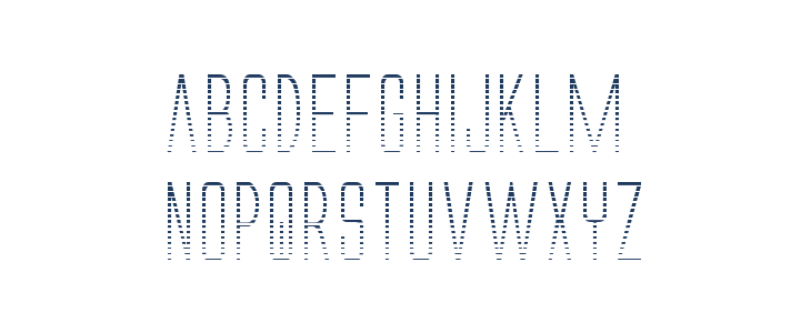 Alien League II Gradient Lowercase