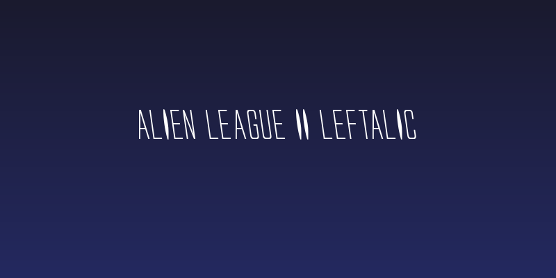 Alien League II Leftalic Social Header