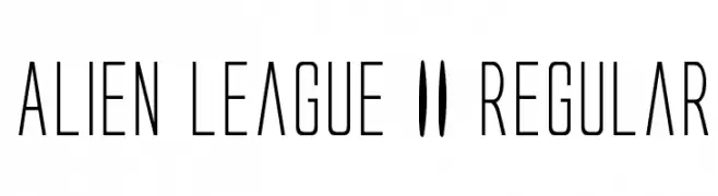 Alien League II Regular  नि: शुल्क फ़ॉन्ट्स डाउनलोड