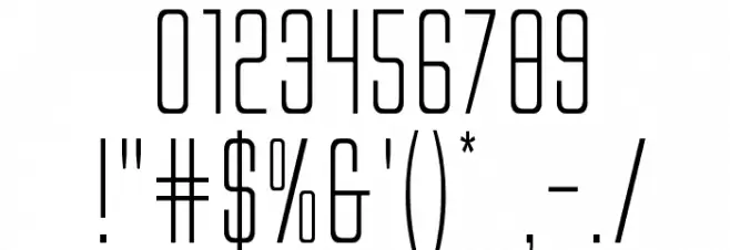 Alien League II Regular Font OTHER CHARS