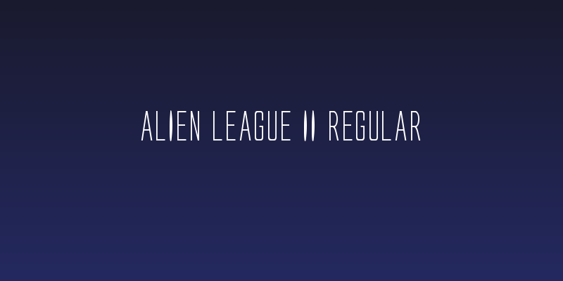 Alien League II Regular Social Header