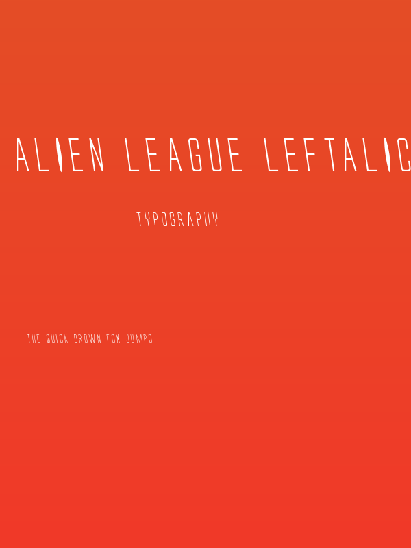 Alien League Leftalic Poster