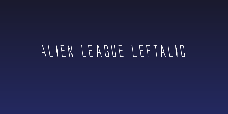 Alien League Leftalic Social Header