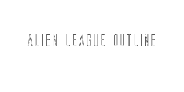 Alien League Outline Logo