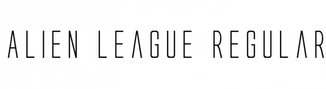 Alien League Regular  नि: शुल्क फ़ॉन्ट्स डाउनलोड