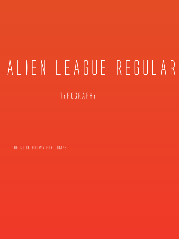 Alien League Regular Poster