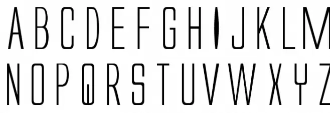 Alien League Schriftart Groß