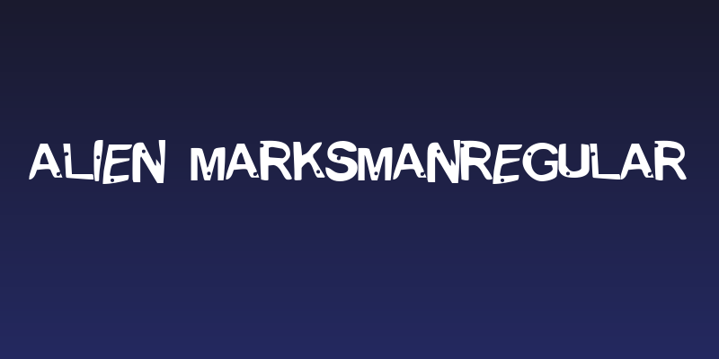Alien MarksmanRegular Social Header