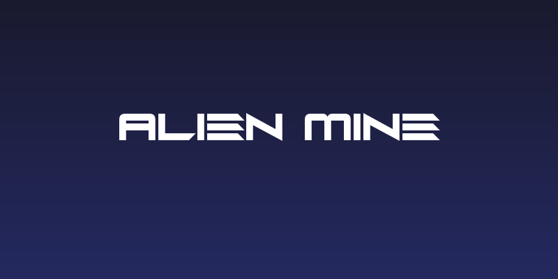 Alien Mine Social Header