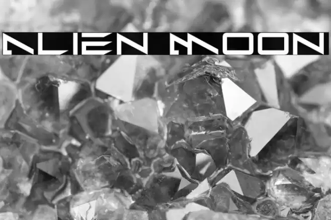 Alien Moon Font examples
