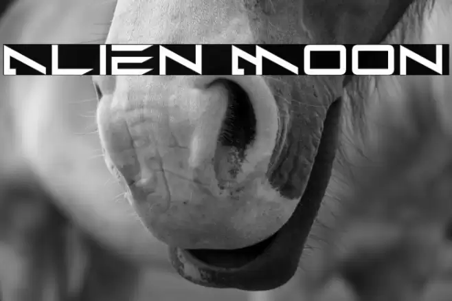 Alien Moon Font examples