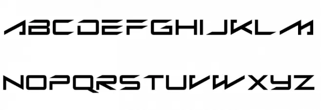 Alien Moon Font LOWERCASE