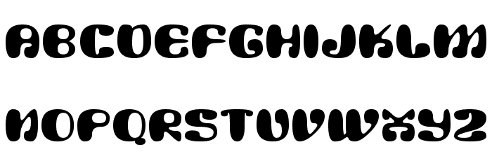 Alien Mushrooms Schriftart Kleinbuchstaben