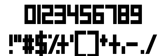 Alien Planet Font OTHER CHARS