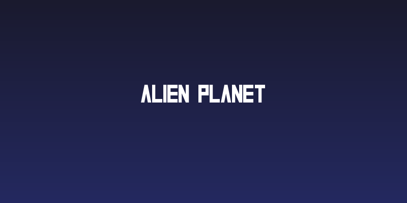 Alien Planet Social Header