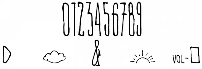 Alien Playlist Font OTHER CHARS