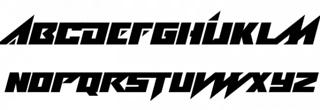 Alien Ravager Italic Fuentes MINÚSCULAS