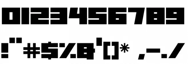 Alien Ravager Font OTHER CHARS