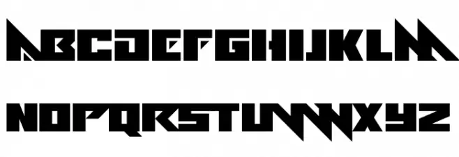 Alien Ravager Шрифта ВЕРХНИЙ