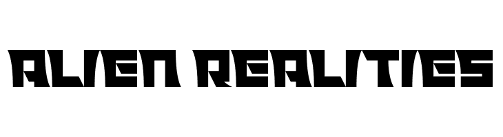 Alien Realities  Frei Schriftart Herunterladen