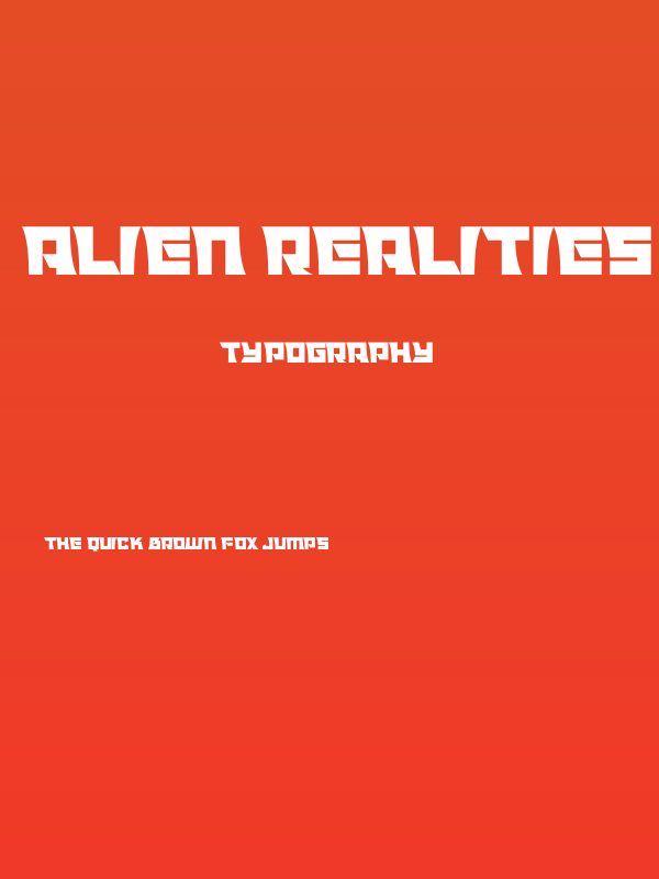 Alien Realities Poster