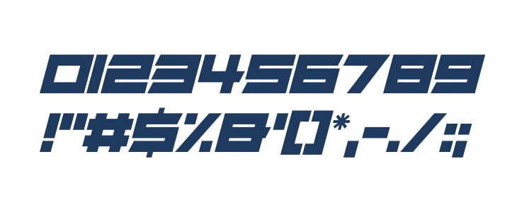 Alien Remix Italic Other Characters