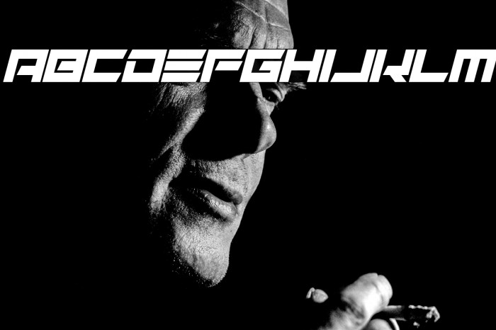 Alien Remix Italic Example 1