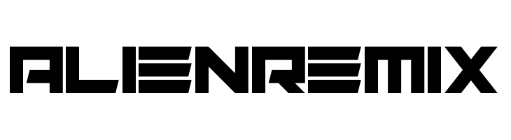 Alien Remix  font caratteri gratis
