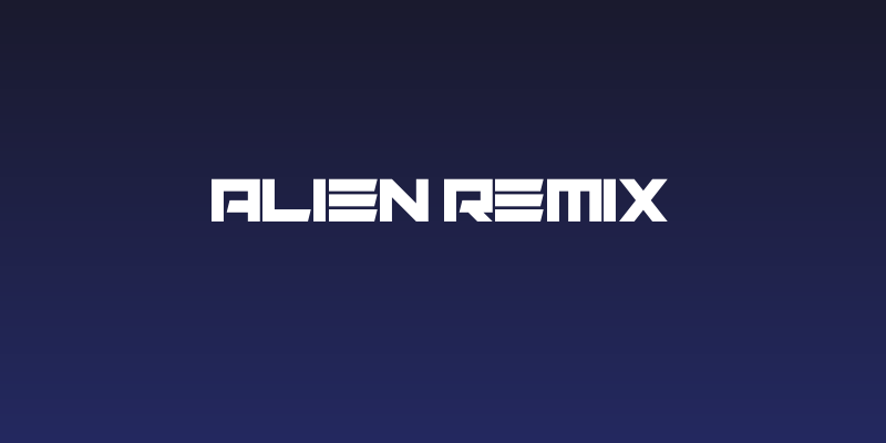 Alien Remix Social Header