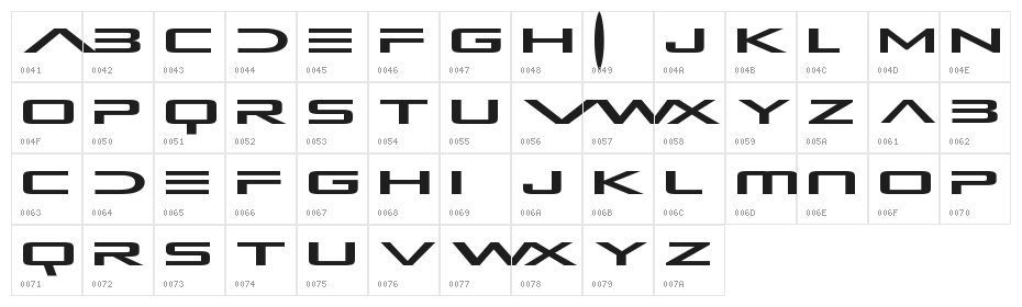 Alien-Resurrection Character Map