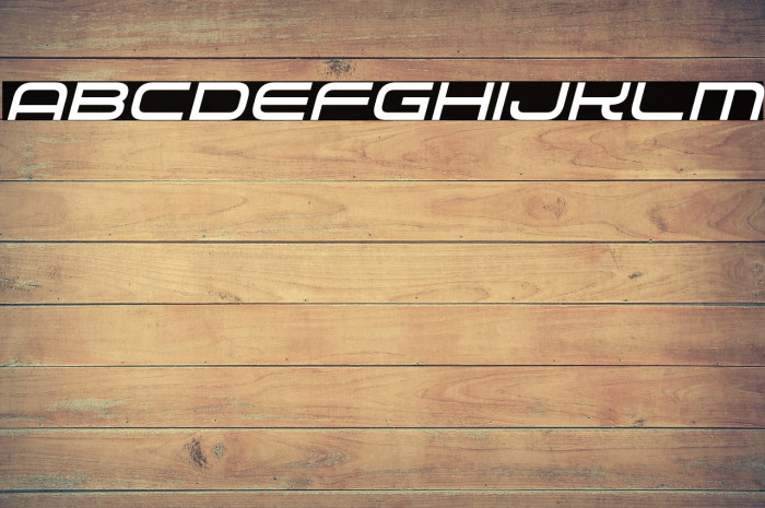 Alien Robot Italic Font examples