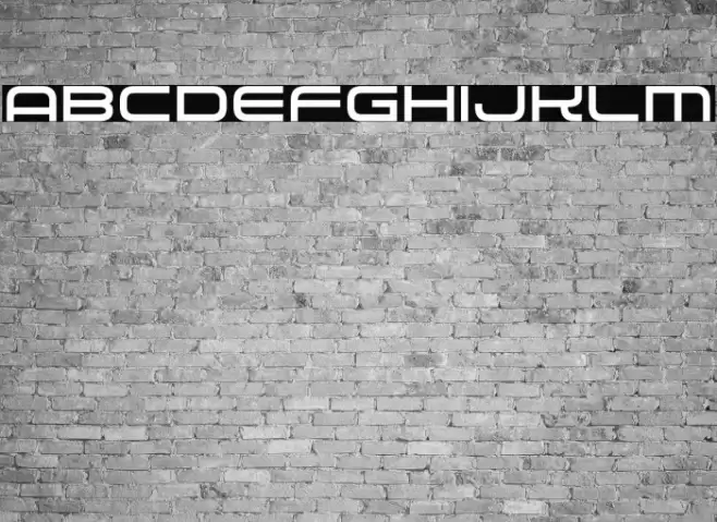 Alien Robot Font examples