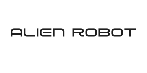 Alien Robot Logo