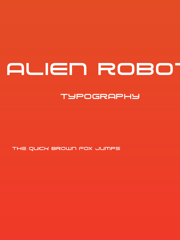 Alien Robot Poster