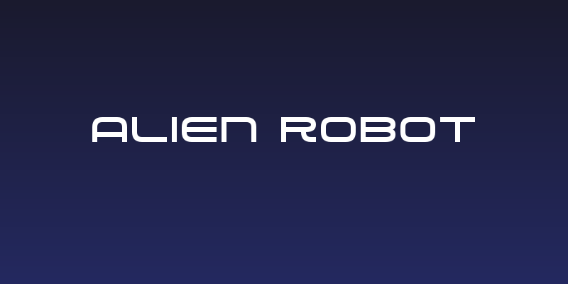 Alien Robot Social Header