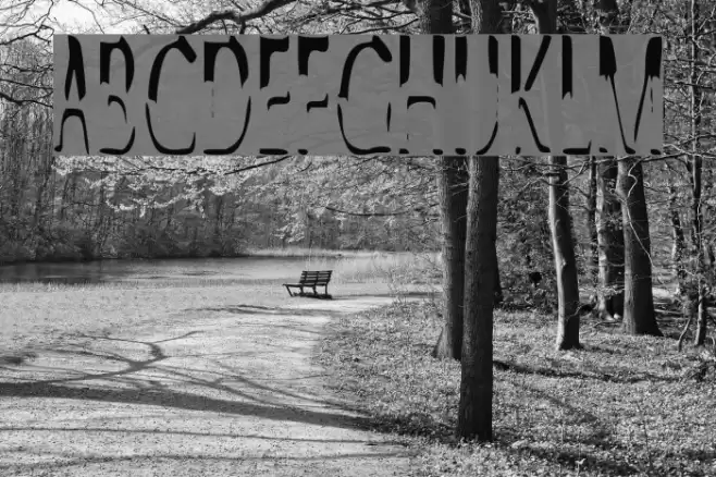 Alien Script Font examples