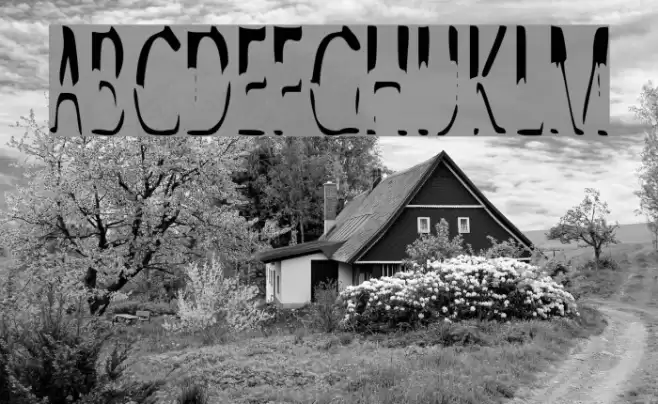 Alien Script Font examples