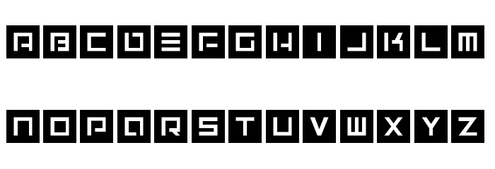 Alien Skyline Font LOWERCASE
