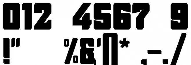 Alien Spaceship Font OTHER CHARS