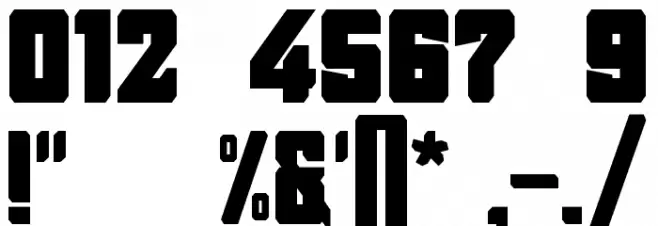 Alien Spaceship Font OTHER CHARS