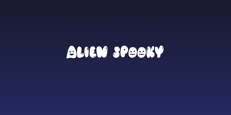 Alien Spooky Social Header
