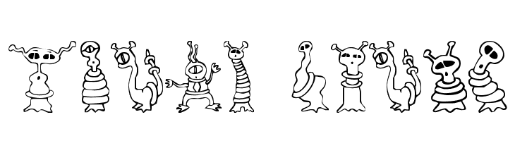 Alien Twits  les polices de caractères gratuit tlcharger
